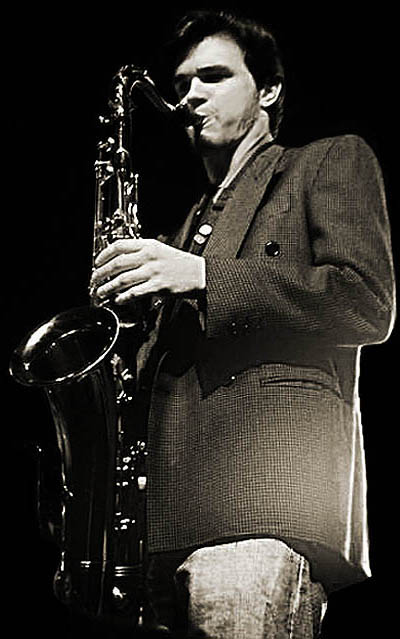 Saxophonist Marty Peters